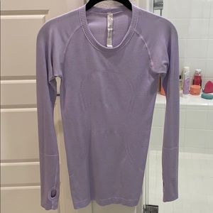 Gently worn Lululemon swiftly tech long sleeve